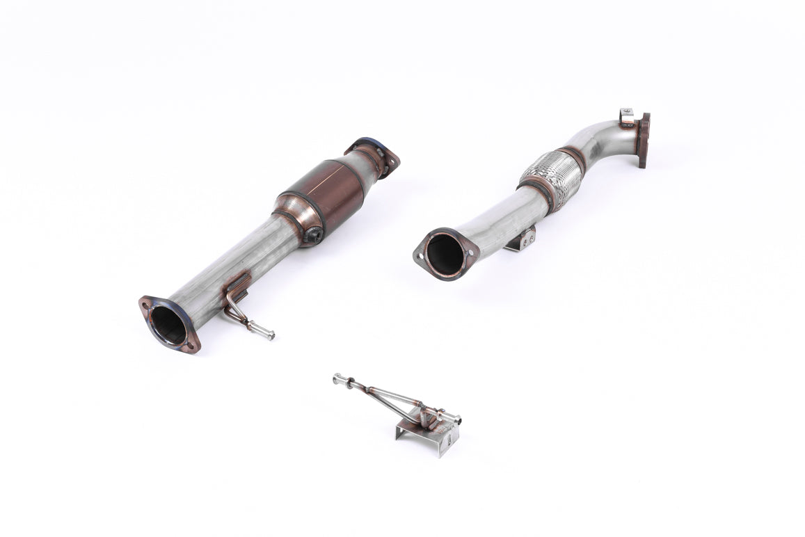 Milltek Large Bore Exhaust Downpipe Sports Cat for Ford Focus Mk2 RS (09-10) EC