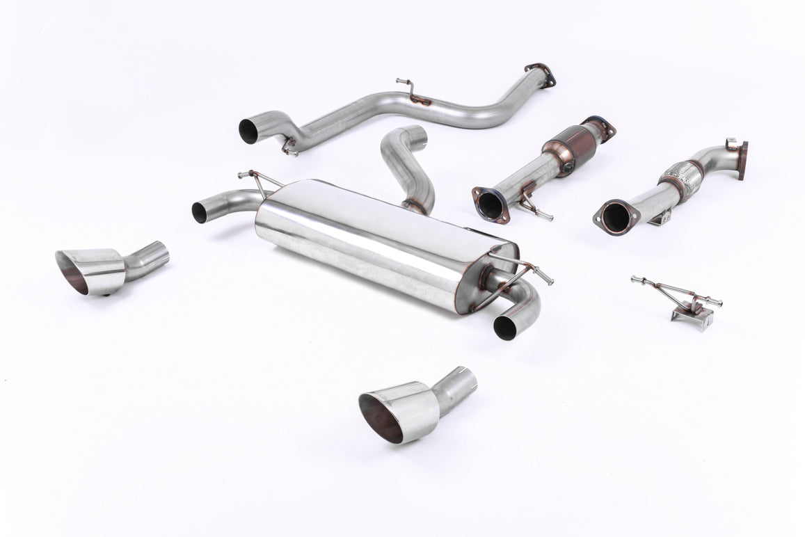 Milltek Resonated Turbo Back Exhaust & Sports Cat for Ford Focus Mk2 RS (EC App)