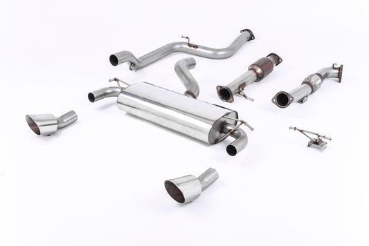 Milltek Resonated Turbo Back Exhaust & Sports Cat for Ford Focus Mk2 RS (EC App)