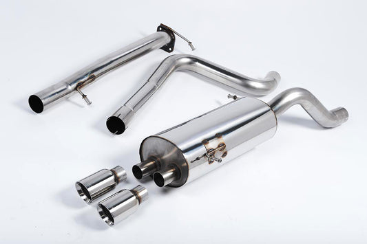 Milltek Non-Res Cat Back Exhaust Polished for Ford Fiesta ST Mk7/Mk7.5 (13-17)