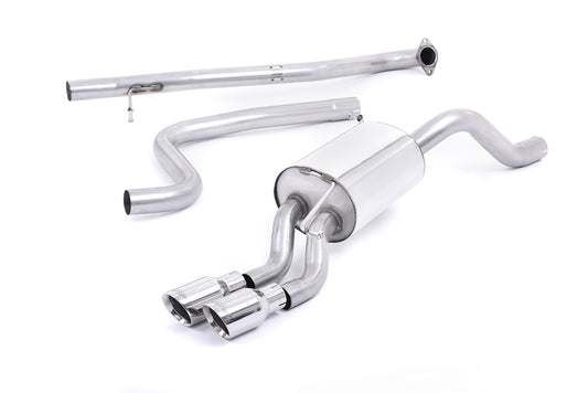 Milltek Non-Res Cat Back Exhaust for Ford Fiesta Mk7/Mk7.5 1.0T (13-17)