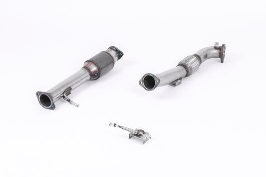 Milltek 3" Exhaust Downpipe & Sports Cat for Ford Focus Mk2 ST 225 (05-10)