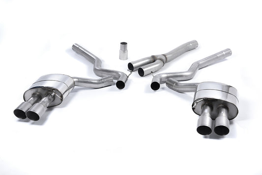 Milltek Non-Res Cat Back Exhaust Titanium for Ford Mustang 2.3 Fastback (15-18)