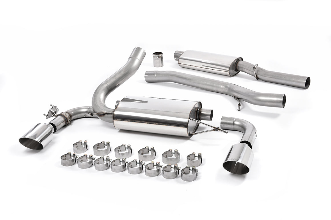 Milltek Resonated Cat Back Exhaust for Ford Focus Mk3 RS (16-18)