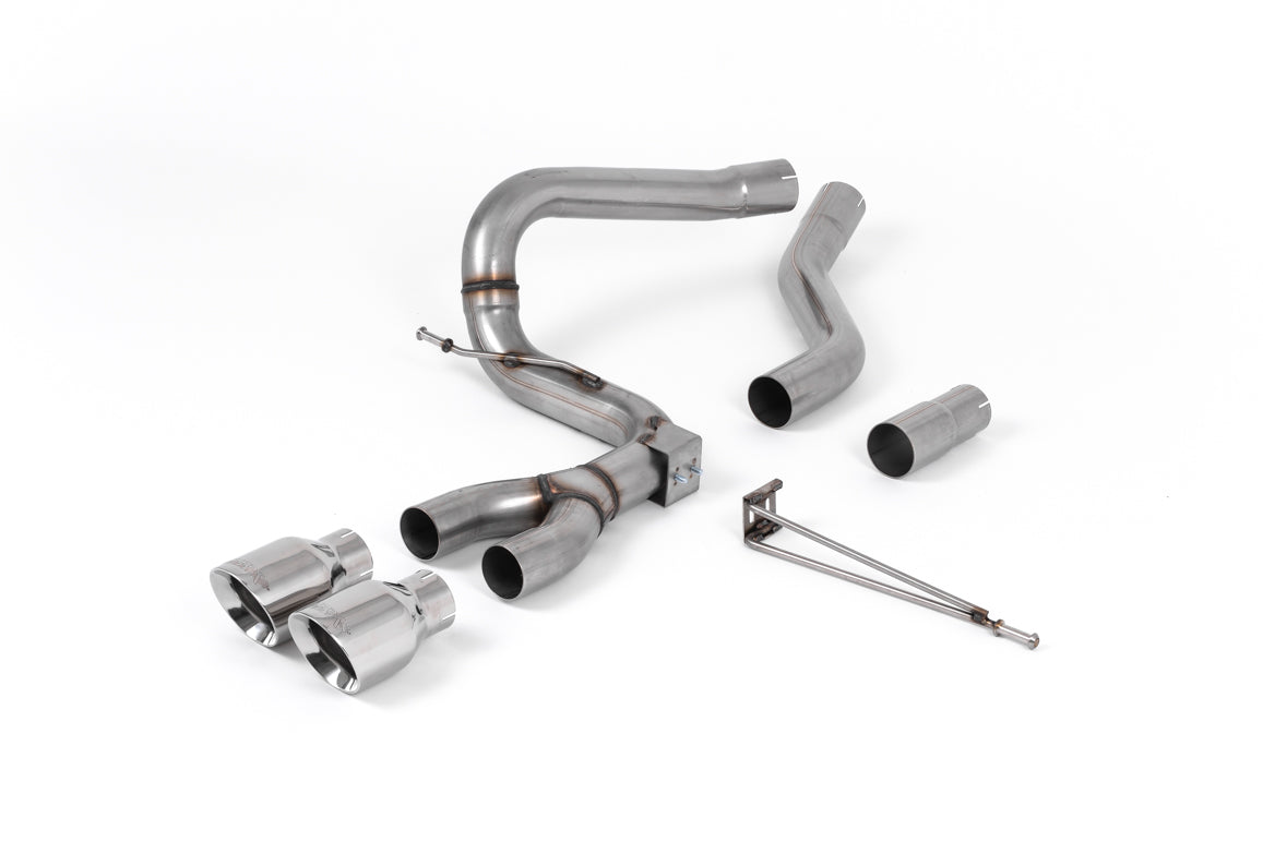 Milltek Cat Back Exhaust Polished for Ford Focus Mk3 ST 2.0 TDCI 5 Door (12-18)