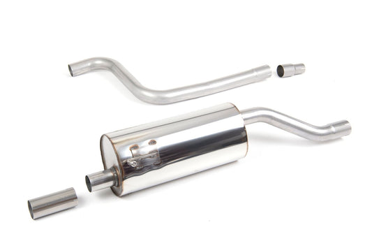 Milltek Resonated OPF Back Exhaust Polished for Ford Fiesta Mk8 1.0T ST-Line