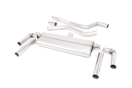 Milltek OPF Back Exhaust Black Tips for Ford Focus Mk4 ST Estate 19-22
