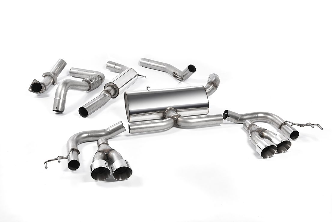 Milltek Cat Back Exhaust Burnt Titanium for Honda Civic Type R FK2 (15-17) EC