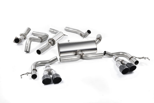 Milltek Cat Back Exhaust Black for Honda Civic Type R FK2 (15-17) EC