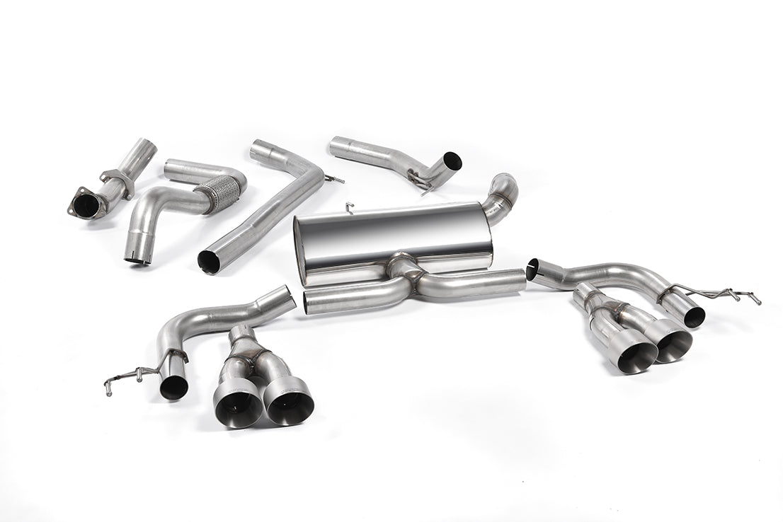 Milltek Cat Back Race Exhaust Titanium for Honda Civic Type R FK2 LHD (15-17)