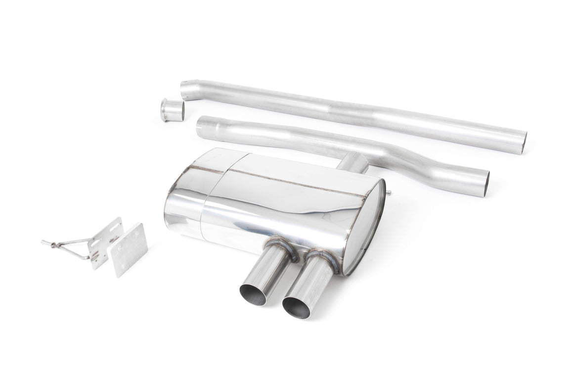 Milltek Non-Res Cat Back Exhaust Polished for Mini Cooper S F56 LCI & JCW GP3