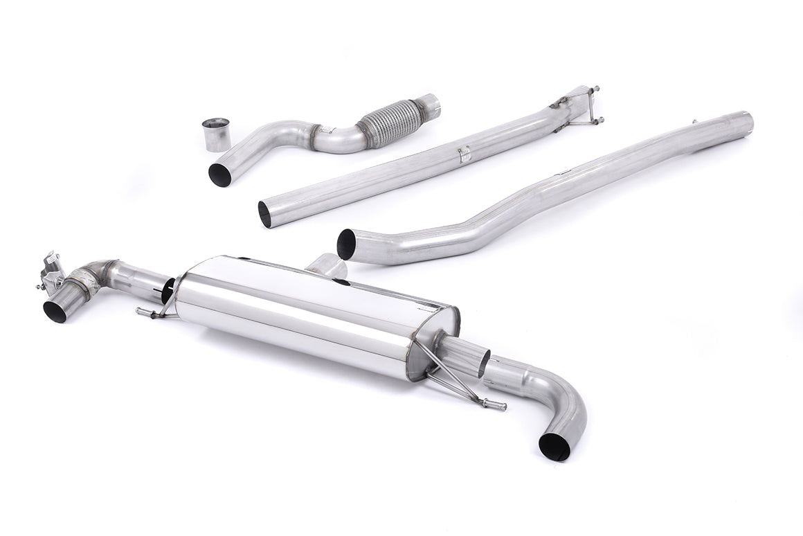 Milltek Non-Res Cat Back Valved Exhaust for Mercedes A45 AMG W176 (12-18)