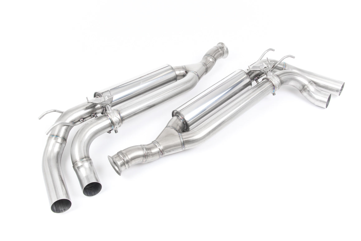 Milltek Cat Back Exhaust Carbon Tips for Mercedes G63 AMG W463 OPF (19-22)