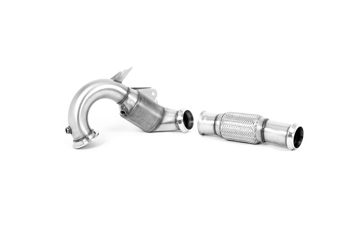 Milltek Large Bore Exhaust Downpipe & Sports Cat for Mercedes CLA45 AMG (20-21)