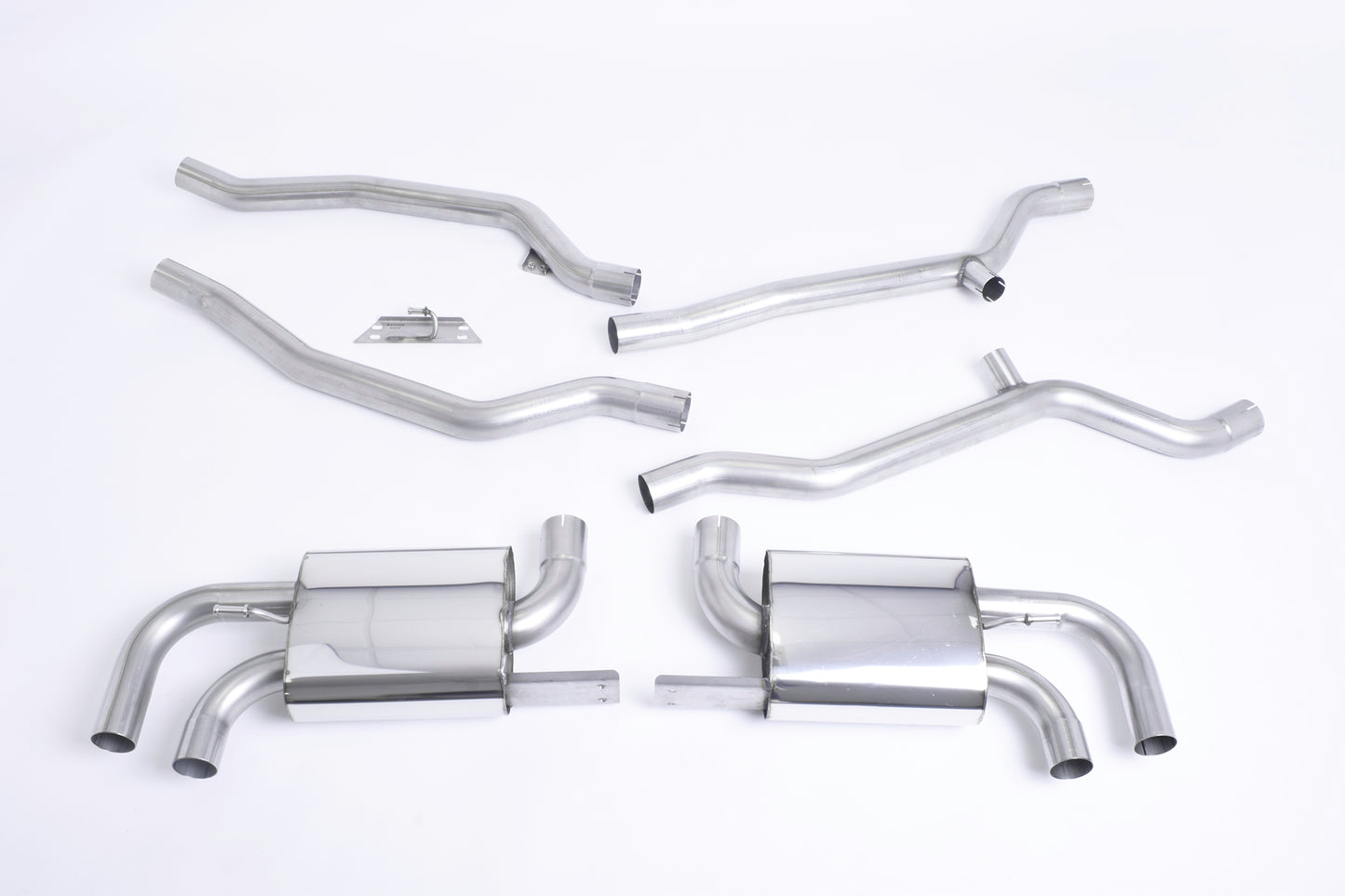 Milltek Non-Res Cat Back Exhaust for Porsche Cayenne 958 Turbo 4.8 V8 (10-14)