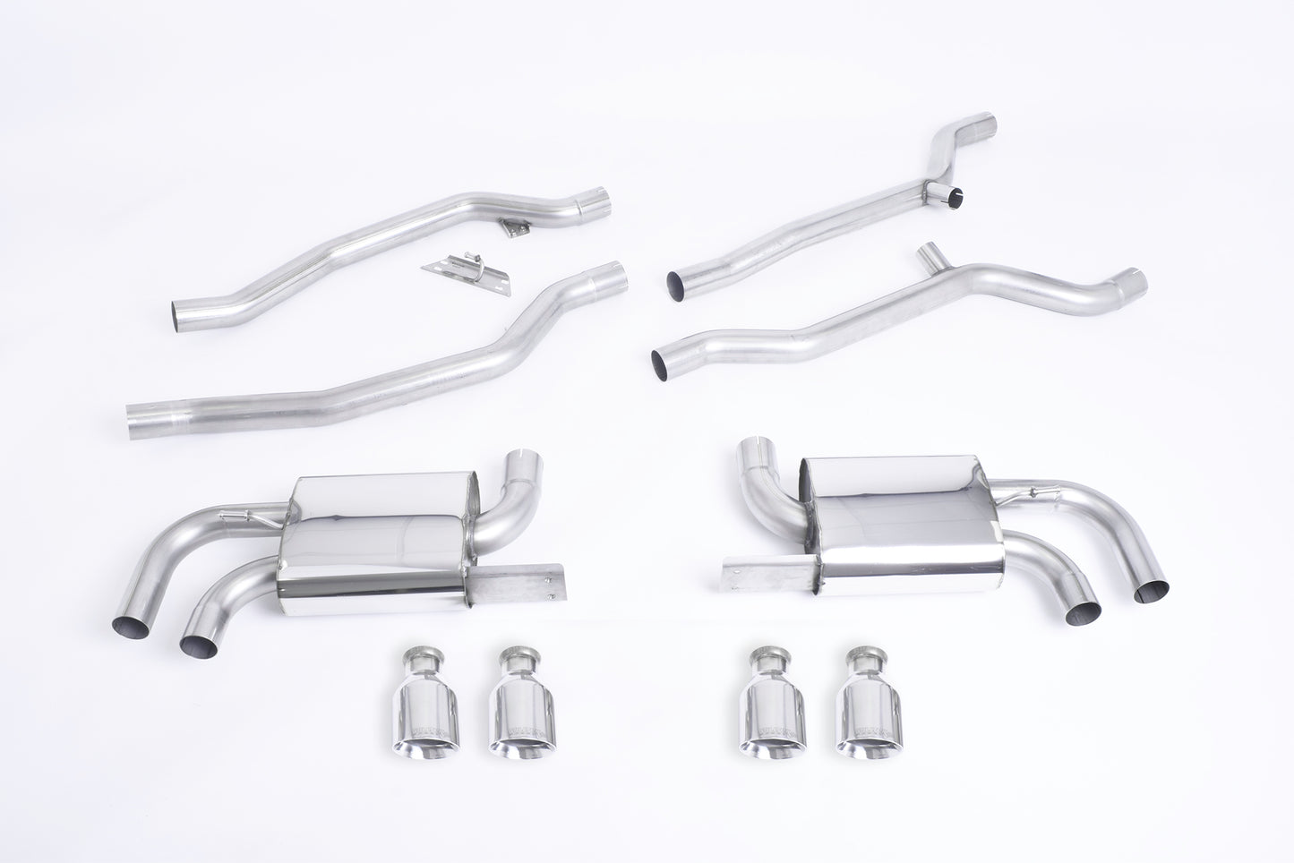 Milltek Non-Res Cat Back Cup Exhaust for Porsche Cayenne 958 Turbo 4.8 V8