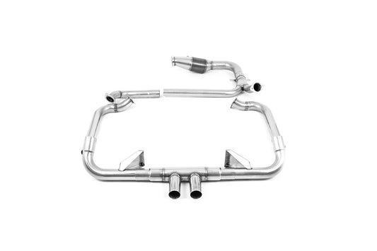 Milltek Full Exhaust & Sports Cat Black for Porsche Cayman 718 GTS 2.5T (16-20)