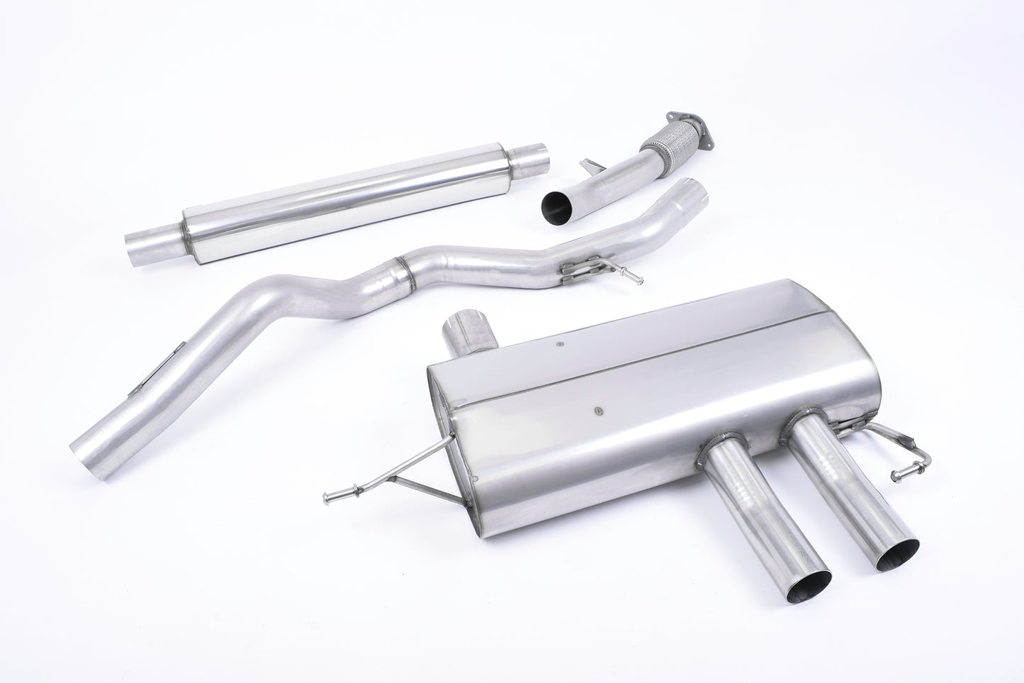 Milltek Resonated Cat Back Exhaust for Renault Megane Sport 280 Non-OPF (18-22)