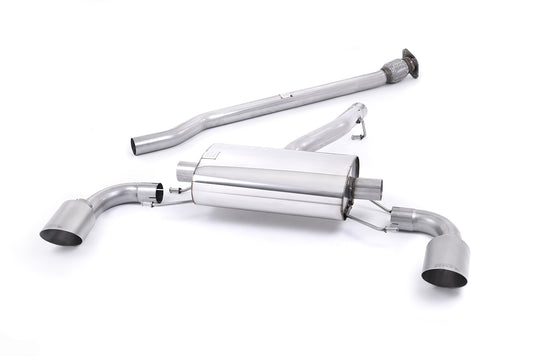 Milltek Non-Res Secondary Cat Back Exhaust Brushed Titanium for Scion FRS 12-22