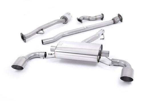 Milltek Non-Res Primary Cat Back Exhaust Titanium Tips for Subaru BRZ (12-22)