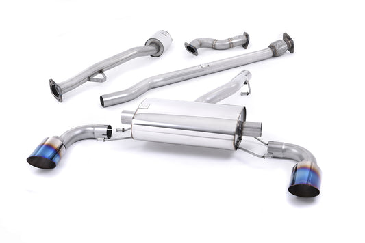 Milltek Non-Res Primary Cat Back Exhaust Burnt Titanium for Toyota GT86 (12-22)