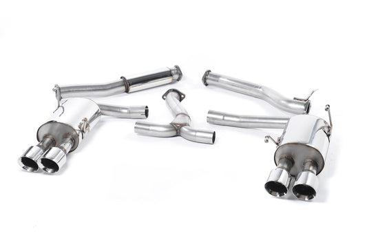 Milltek Cat Back Exhaust Polished GT100 Tips for Subaru Impreza WRX STI (14-22)