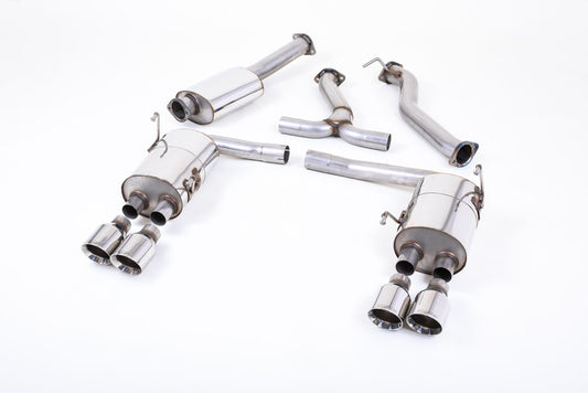 Milltek Cat Back Exhaust Polished Tips for Subaru Impreza WRX STI (14-22) EC