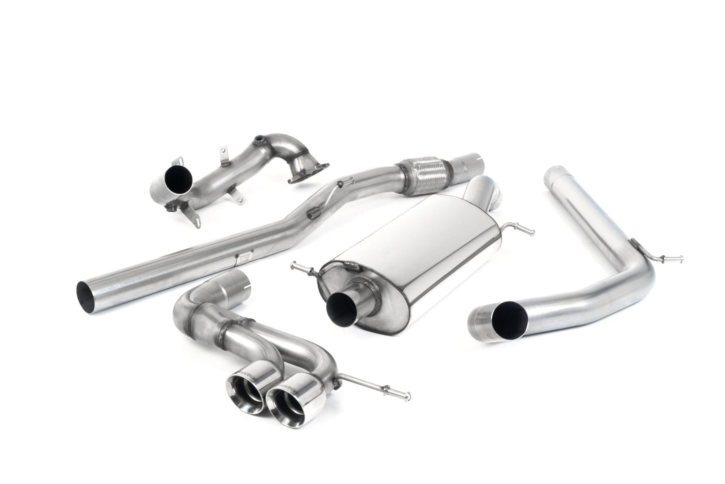 Milltek Turbo Back Exhaust ex Sports Cat for Seat Ibiza Cupra / Bocanegra 09-15