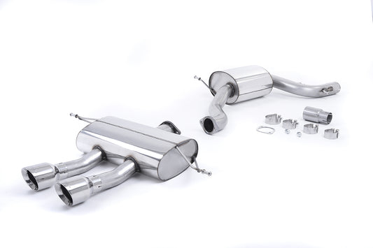 Milltek Resonated Cat Back Exhaust Polished Tips for Seat Leon Cupra R (10-12)