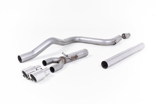 Milltek Non-Res Cat Back Exhaust Polished for Seat Leon FR 2.0 TDI 150 (13-22)