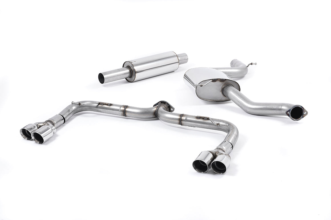 Milltek Cat Back Exhaust Quad Polished for Seat Leon Cupra 280/290 (14-17)