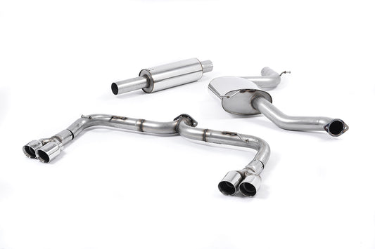 Milltek Cat Back Exhaust Quad Polished for Seat Leon Cupra 280/290 (14-17)