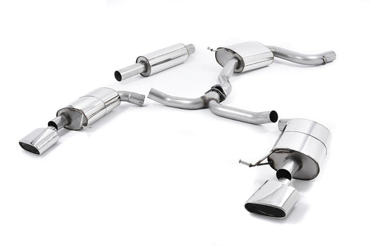 Milltek Cat Back Exhaust Polished Oval for Seat Leon ST Cupra 280/290 (15-22)