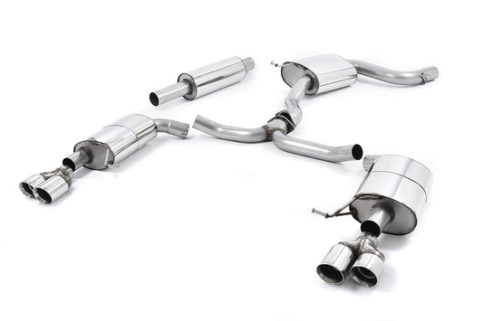 Milltek Cat Back Exhaust Quad Tips for Seat Leon ST Cupra 280/290 (15-22)