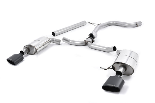 Milltek Non-Res Cat Back Exhaust Black for Seat Leon ST Cupra 280/290 (15-22)