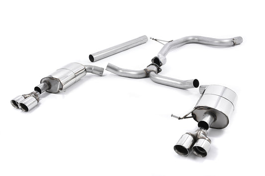 Milltek Non-Res Cat Back Exhaust Quad for Seat Leon ST Cupra 280/290 (15-22)