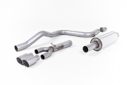 Milltek Resonated Cat Back Exhaust Titanium for Seat Leon FR 2.0 TDI 150 (13-22)