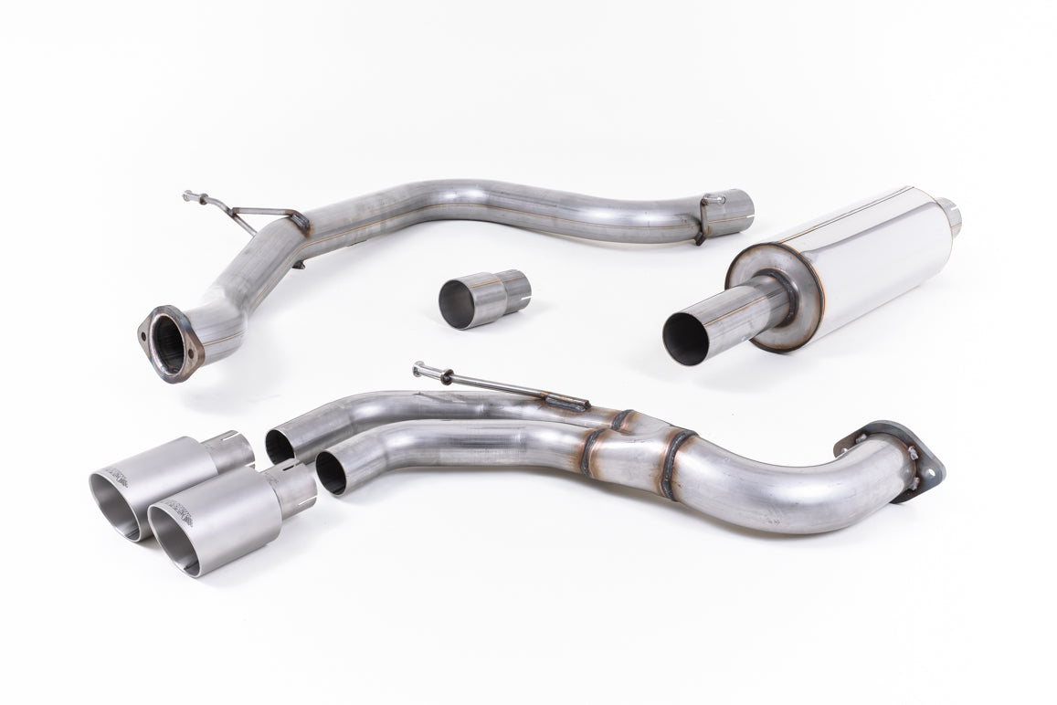 Milltek Resonated Cat Back Exhaust Titanium for Seat Leon FR 2.0 TDI 184 (13-22)