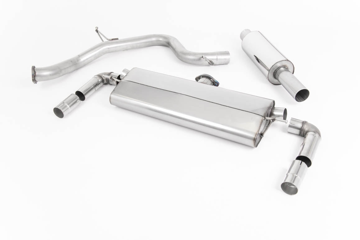 Milltek Cat Back Road+ Exhaust Black Tips for Seat Leon Cupra 300 (18-19)