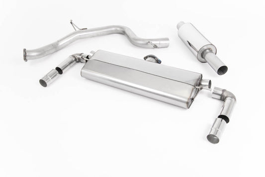 Milltek Cat Back Road+ Exhaust Black Tips for Seat Leon Cupra 300 (18-19)