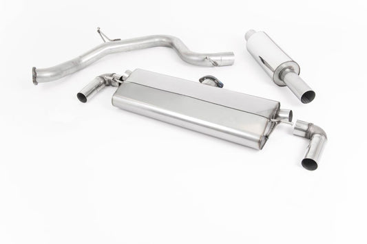 Milltek Resonated Cat Back Exhaust Quad Tips for Seat Leon Cupra 290 (19-22)