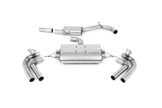 Milltek Resonated OPF Back Exhaust Burnt Titanium for Seat Cupra Formentor 21-22