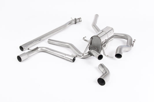 Milltek Non-Res Cat Back Exhaust Black Tips for Suzuki Swift Sport 1.4 (18-22)