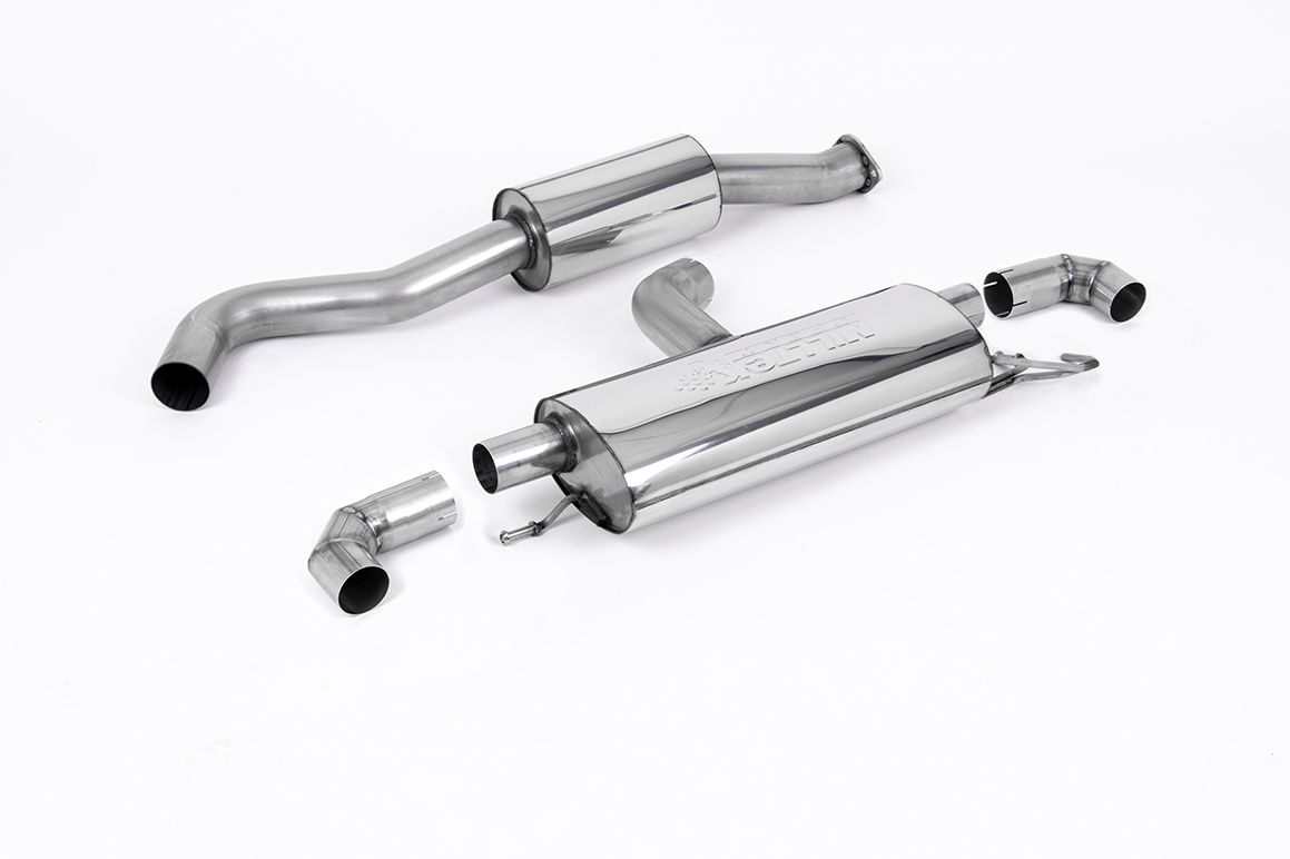 Milltek Resonated OPF Back Exhaust Titanium Tips for Toyota GR Yaris 1.6T