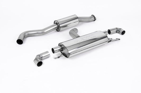 Milltek Resonated OPF Back Exhaust Burnt Titanium Tips for Toyota GR Yaris 1.6T