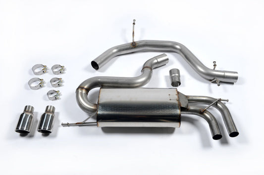 Milltek Non-Res Cat Back Exhaust for Audi A3 8P 2.0 TFSI 2WD 3 Door (03-12) EC