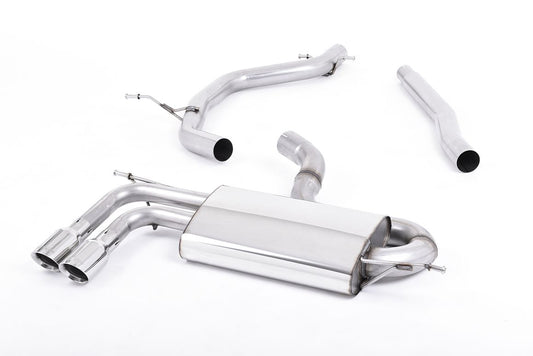 Milltek Non-Res Cat Back Exhaust for Audi A3 1.8 TSI 2WD 3 Door (08-12)