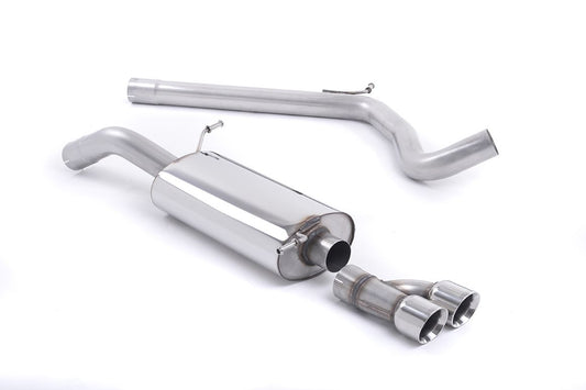 Milltek Non-Res Cat Back Exhaust for Audi A1 1.4 TFSI S-Line 150PS (10-18)