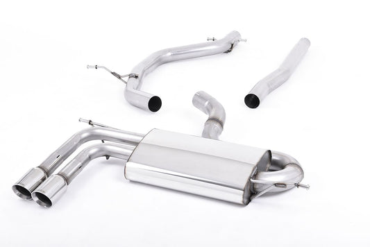 Milltek DPF Back Exhaust for Audi A3 2.0 TDI 2WD 3 Door (08-12)