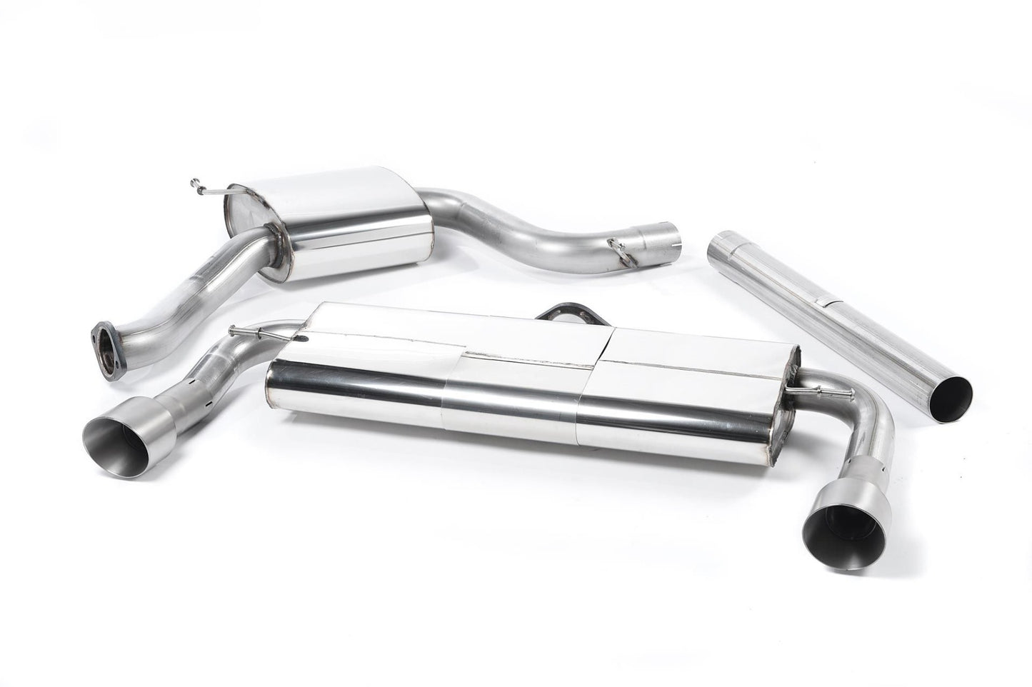 Milltek Cat Back Exhaust Titanium Tips for VW Golf Mk7 GTI (13-16)